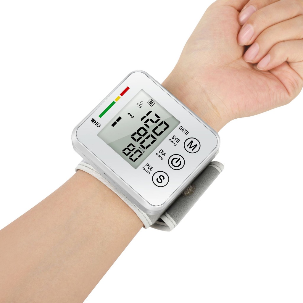 Medidor Pressão Digital De Pulso Com Voz Monitor Inteligente