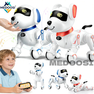 MEDOOSI-2.4g Interação de toque de Cachorro robô inteligente de controle remoto Música Robot brinquedos infantis RC Toys em Oferta na Shopee