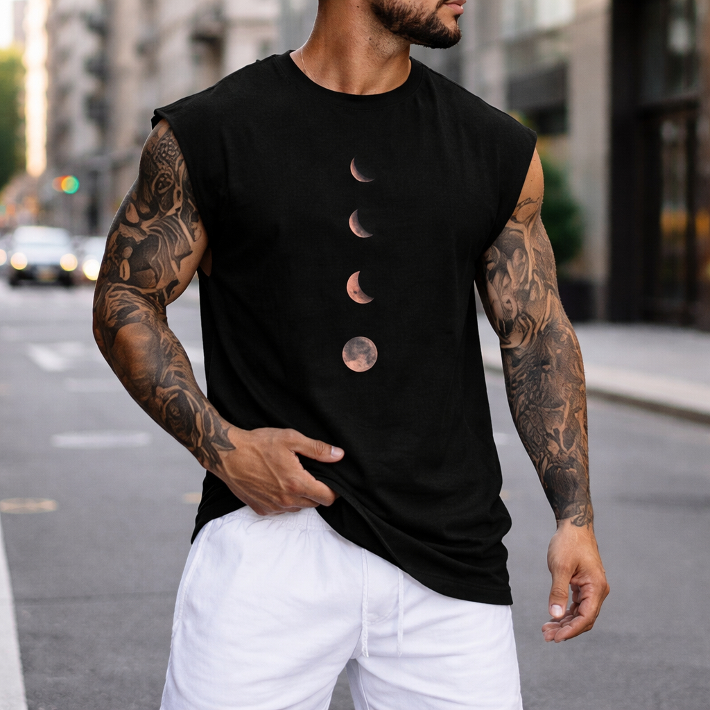 Regata Masculina Camiseta Oversized Streetwear Estampada Camisa Cavada Larga Algodão Masculina Feminina