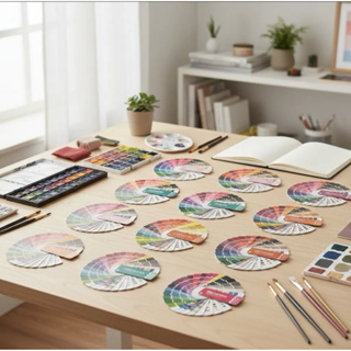 Kit Com 12 Cartelas de cores |  Paletas Coloração Pessoal em Oferta na Shopee