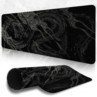 MousePad Speed Gamer Antiderrapante Bordas Costuradas Confortavel Liso Com Estampa Ryū No Sumi Com Diversos Tamanhos