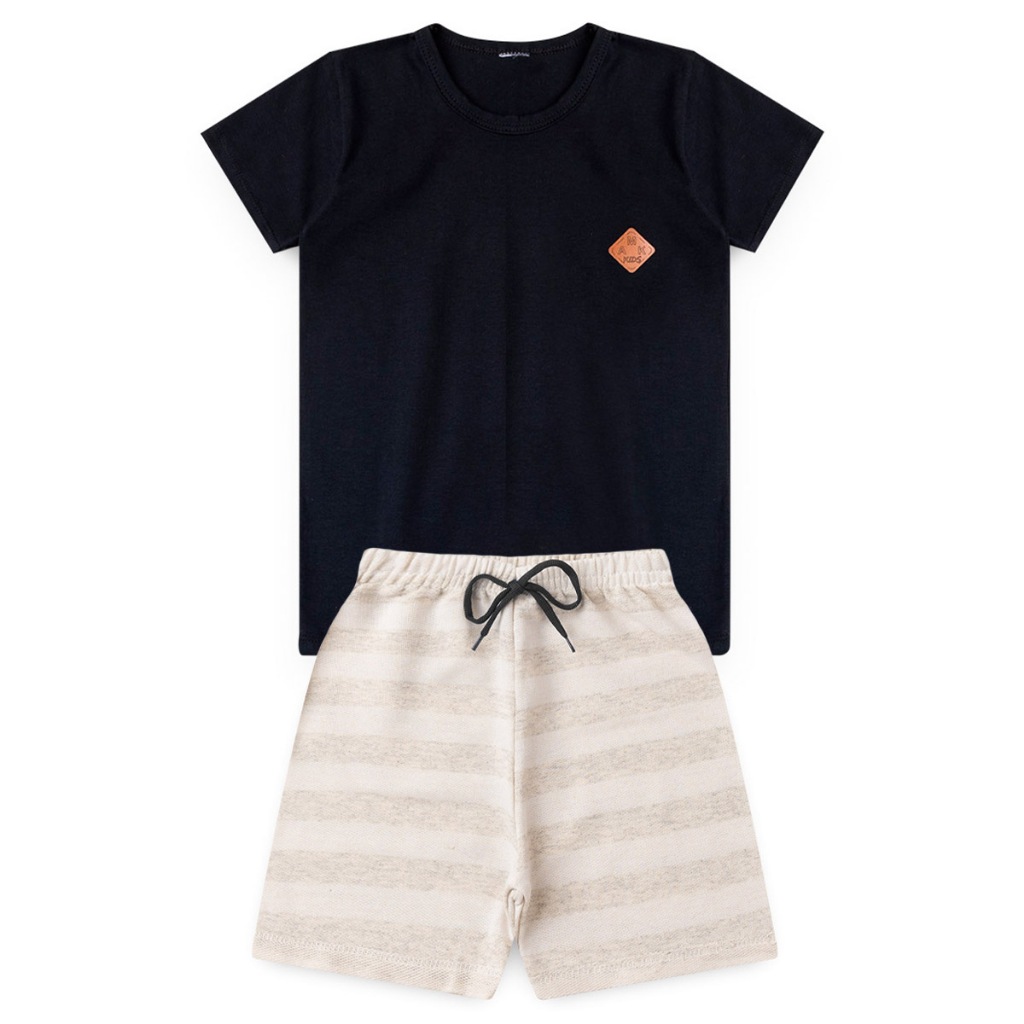 Conjunto Infantil Menino Roupa de Criança masculino Bermuda e Camiseta Atacado Barato. L01 em Oferta na Shopee