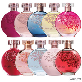 Floratta Colônia o Boticário 75ml: Red Blossom, Gold, Simple Love, My Blue, Gold, Flores Secretas, Rose e +