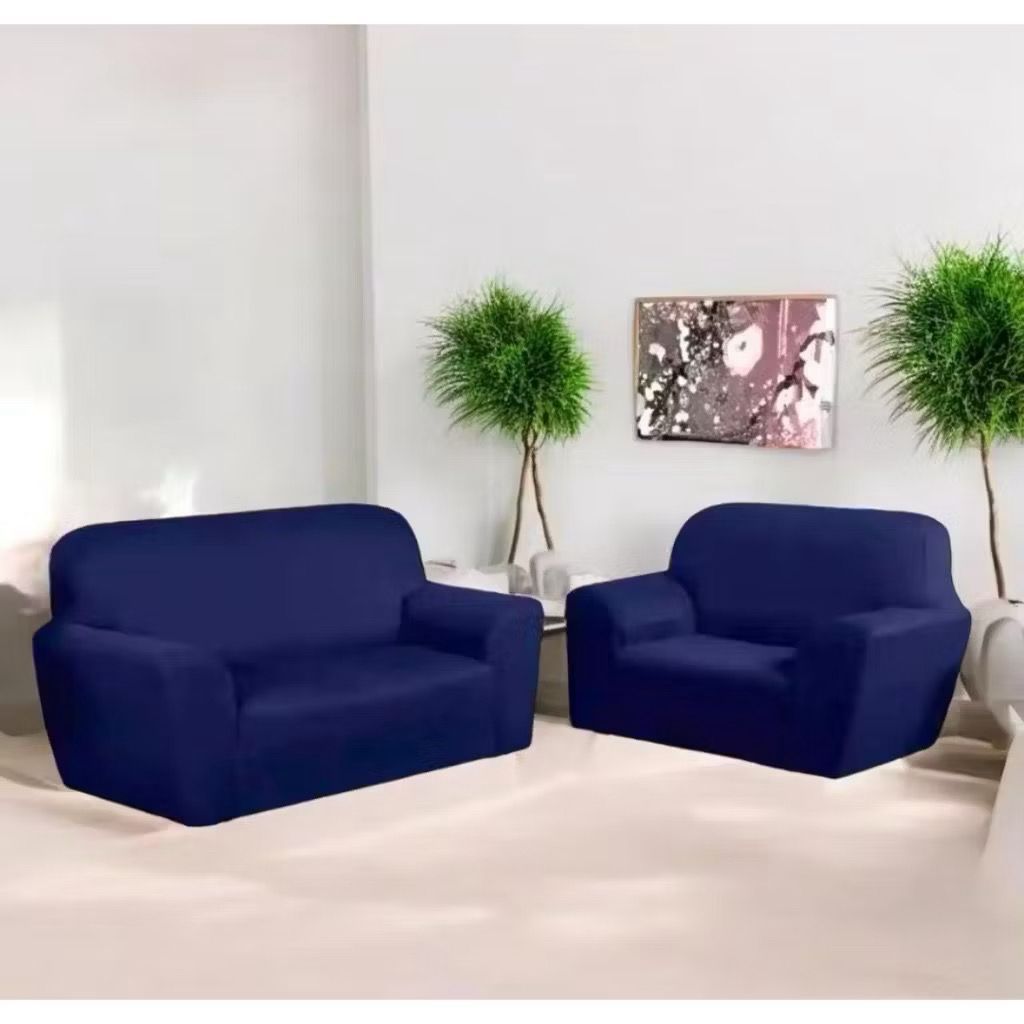 Kit Capa de Sofá Protetora Coladinha 3 e 2 Lugares Malha em Gel Ligadinha Caimento Perfeito Discreto