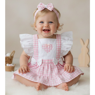 Jardineira Romper Body Saia Conjunto Festa Junina Xadrez Fazendinha Mesversario Fantasia Roupa Bebê em Oferta na Shopee