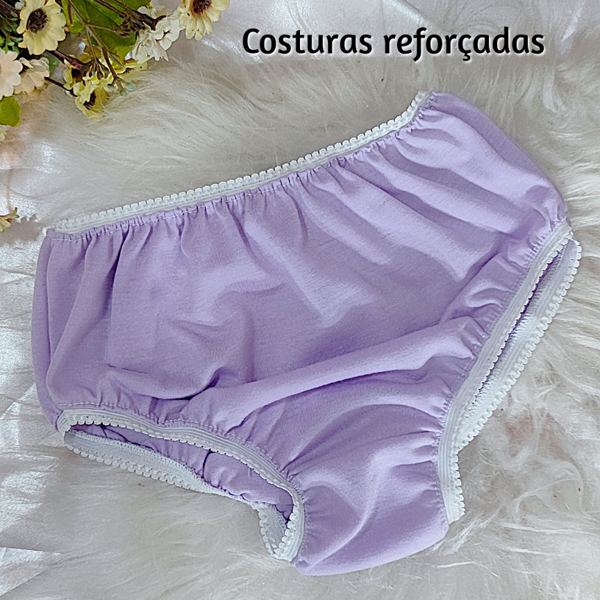 Kit Escolar Infantil com 5 Calcinhas Algodão | Conforto Diário | Ideal para Escola