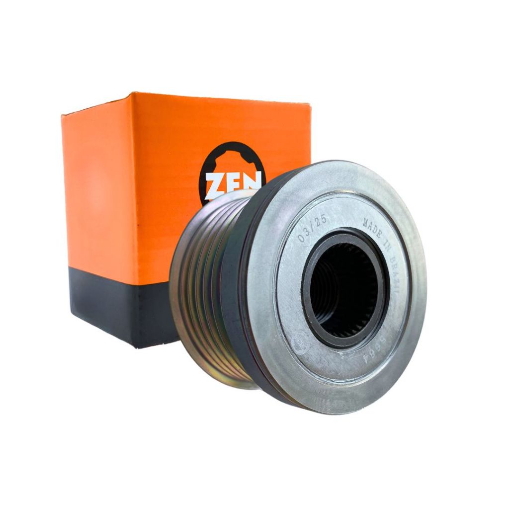Polia Roda Livre Alternador 6 Filetes Para EcoSport Fiesta 1.6 Sigma Focus 2011 Zen CN1Q10A352AA em Oferta na Shopee