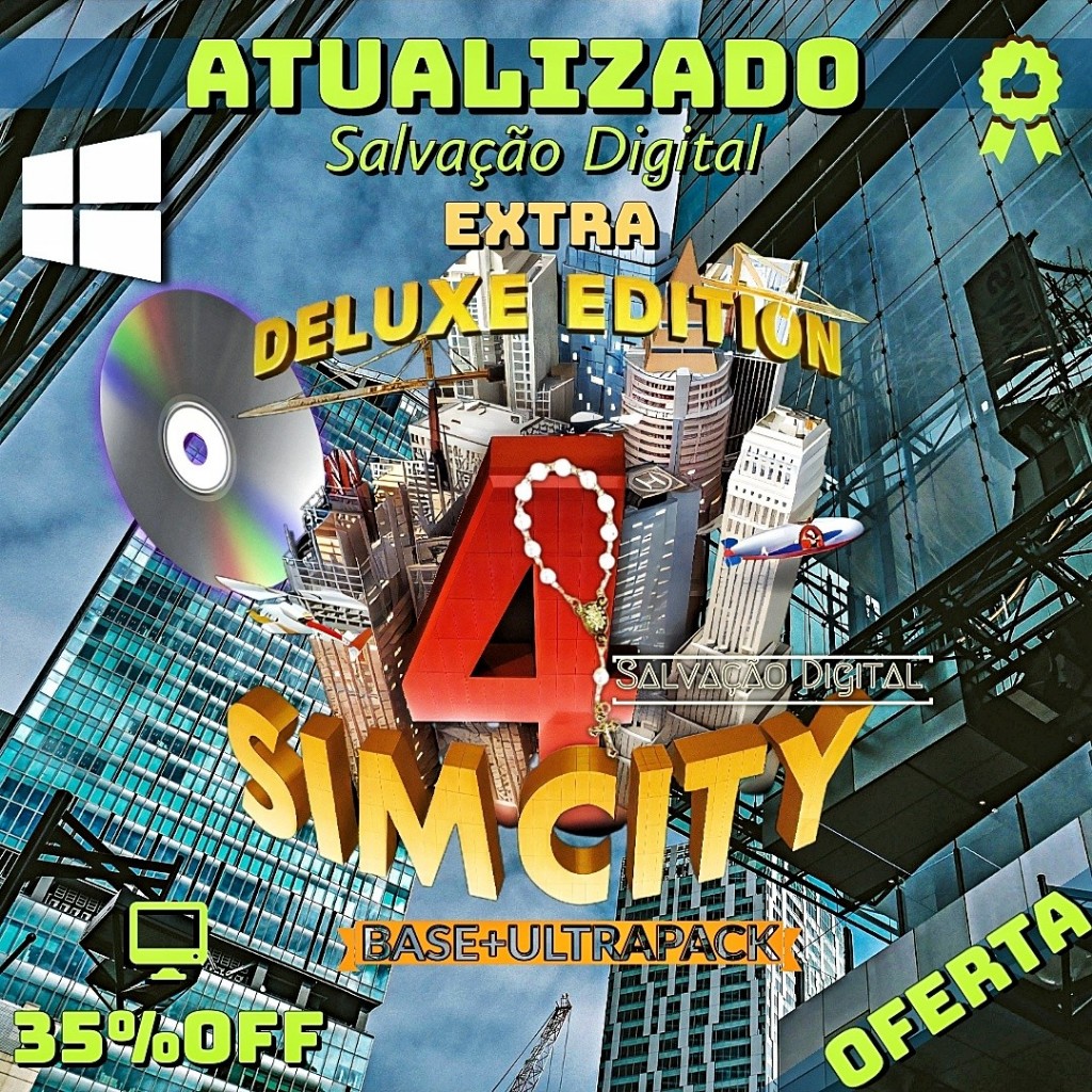 CD DVD BDL - SimCity 4 EXTRA EDITION PC Sim City
