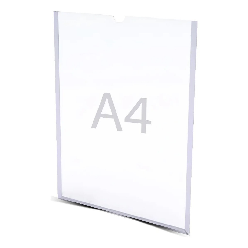 Kit Display Porta Folha A4 Parede PETG - Resistente, Fixação Fácil, Escritiorio, Prontuario, Aviso em Oferta na Shopee