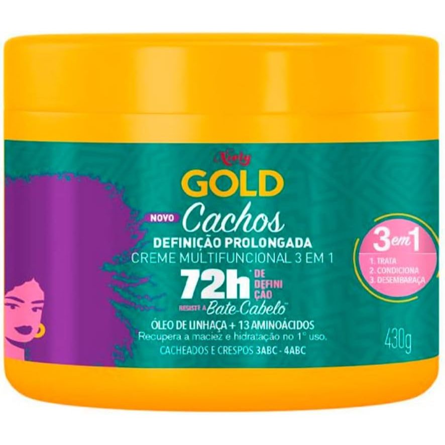 Niely Gold Máscara Capilar Cachos Definição Prolongada - 430g
