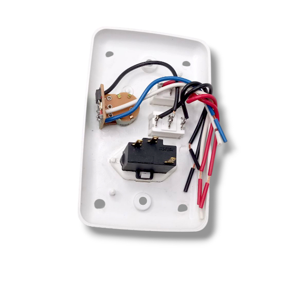 Chave Controle Ventilador De Teto Rotativo C/ Tomada Bivolt Uma Lampada — imagem 2 de 2