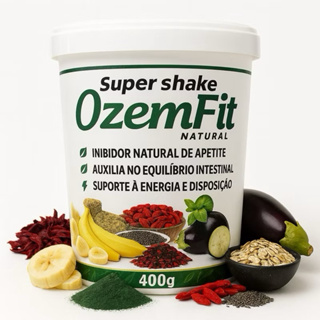 Oz-Fit Shake Alimentar em Pó 400g Fonte de Fibras Complemento Alimentar em Oferta na Shopee