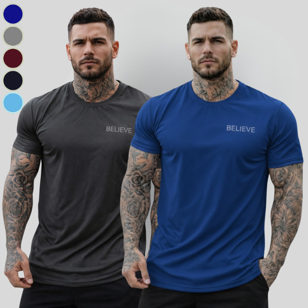 Kit 2 Camisetas Masculinas Oversized G3 Dry Fit Furadinho Academia Poliester Com Elastano Premium. em Oferta na Shopee