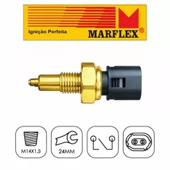 Interruptor Luz de Ré Cebolinha Marflex 7559 Renault Clio Kangoo Laguna Scenic Trafic Twingo Megane