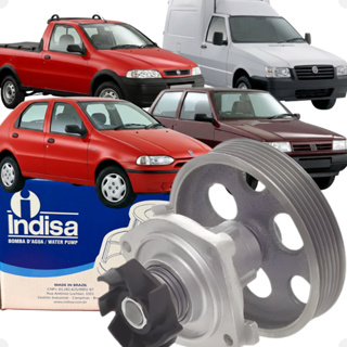 Bomba de água Indisa Strada Fiorino Palio Siena Uno Palio Weekend 1.0 1.3 1.5 8v 1999 00 01 02 03 em Oferta na Shopee