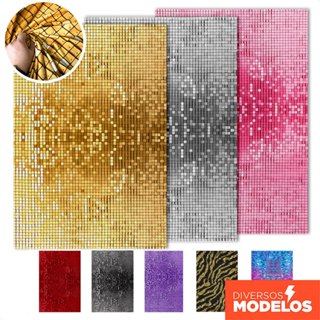Painel Retangular de Festa Efeito Lantejoula Paetê Shimmer wall Vertical Sublimado Tecido 1,50x2,20 em Oferta na Shopee
