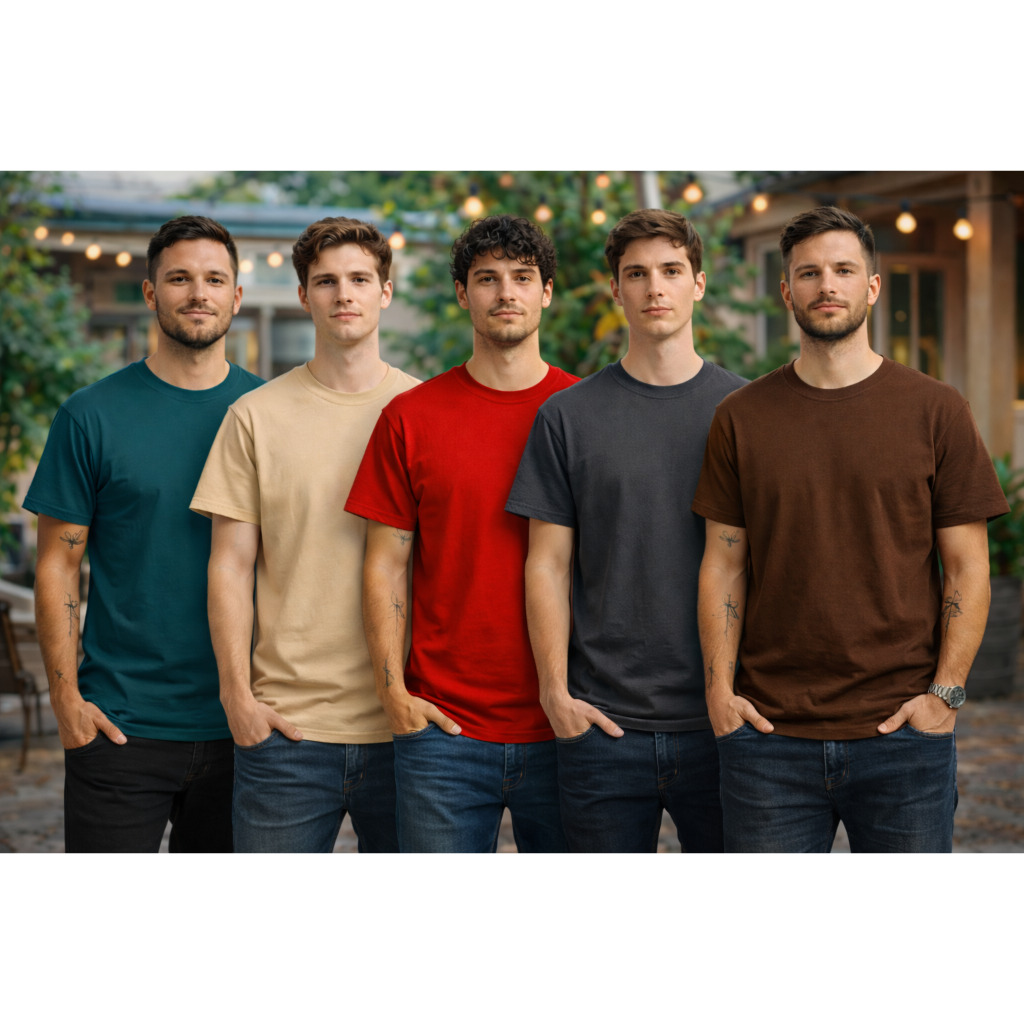 Camiseta Masculina 100% Algodão com Toque Macio Conforto