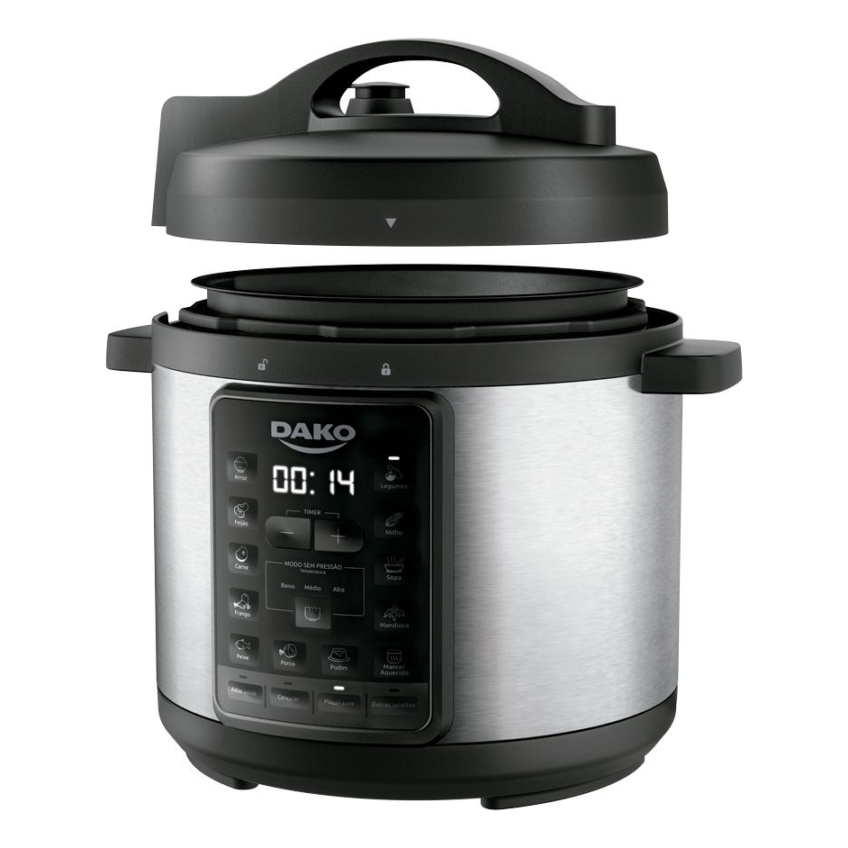 Panela de Pressão Elétrica Dako 6 L 1000 W 220V