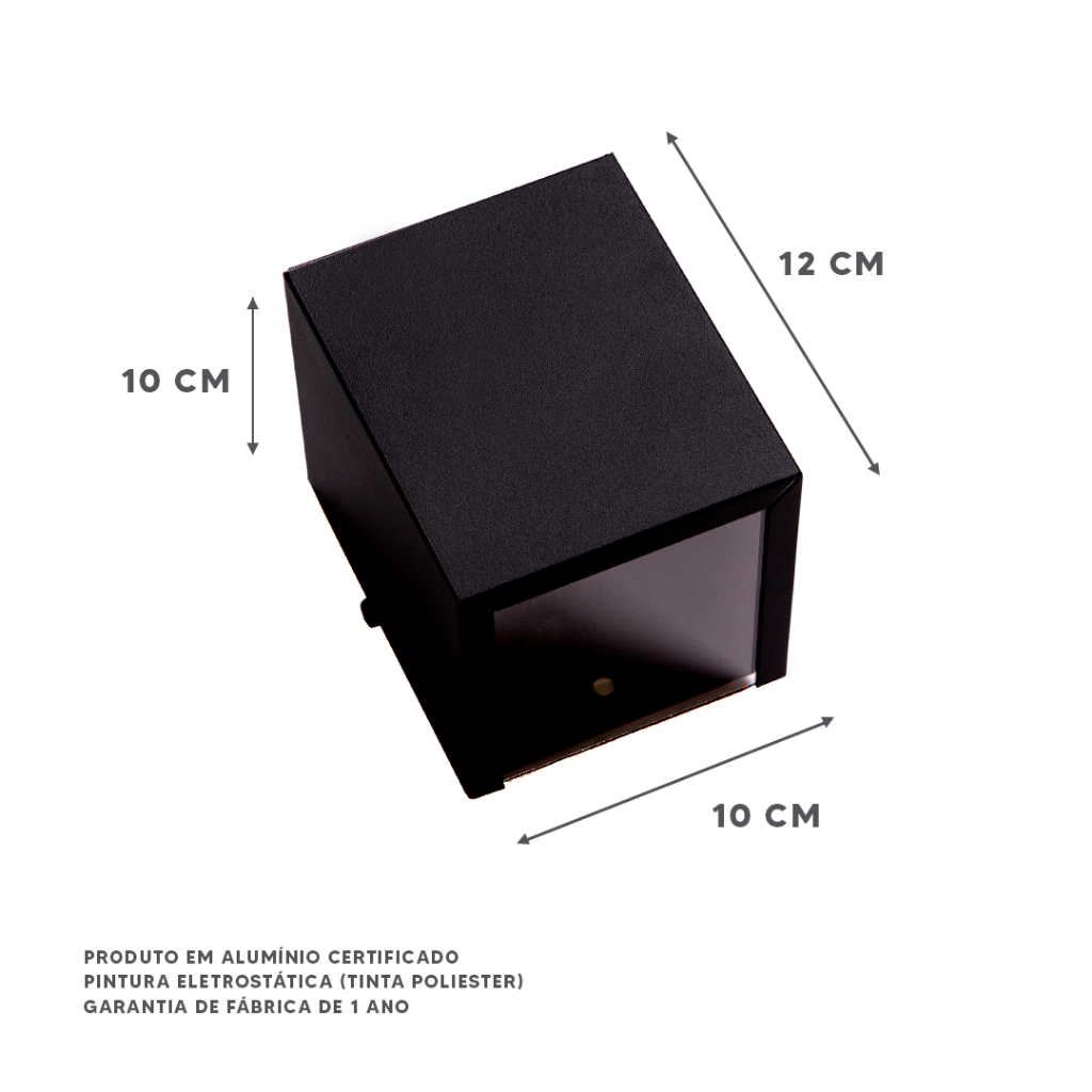 Arandela Luminaria Externa Parede Muro 1 Foco Ar1211 — imagem 2 de 2