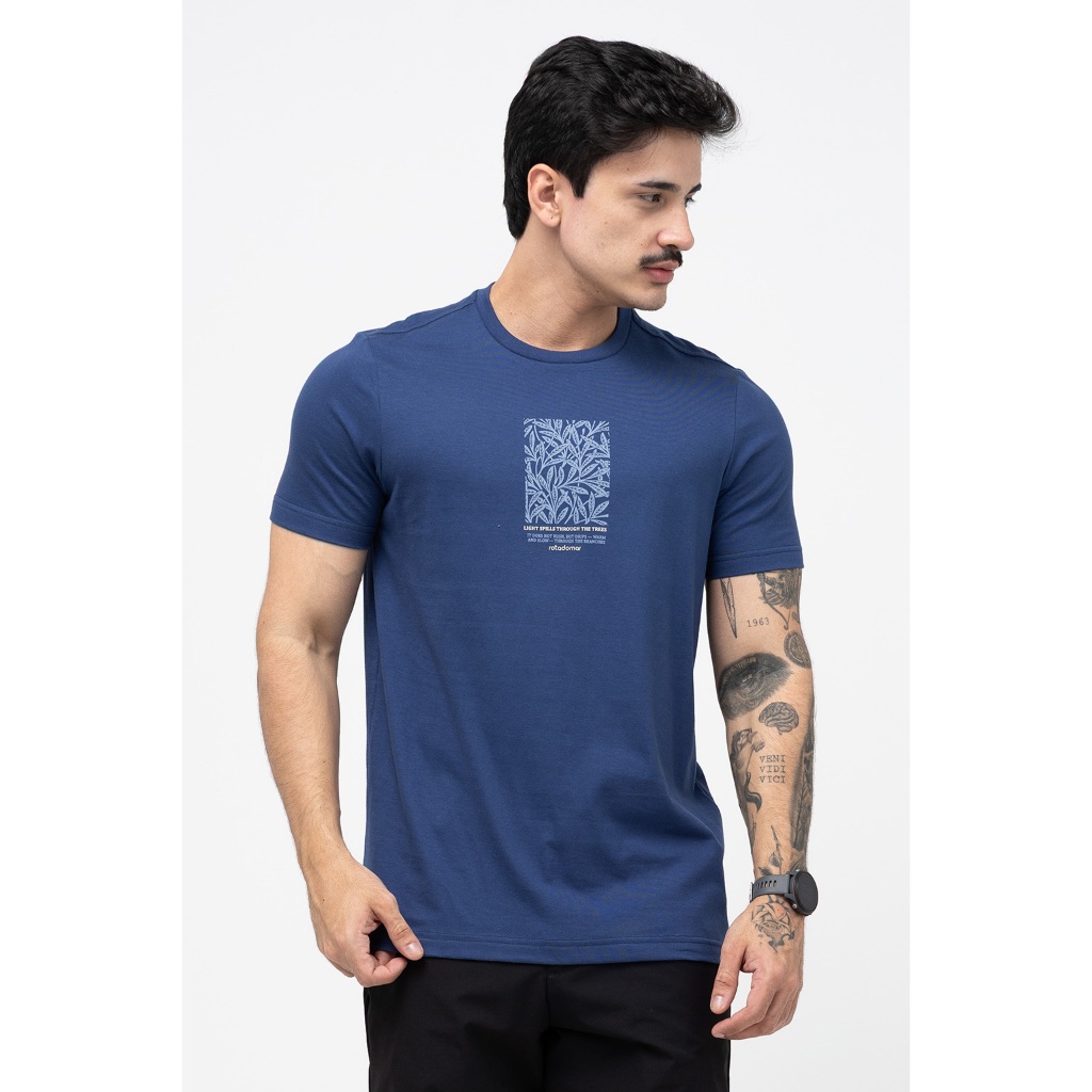 Imagem Camiseta Básica Casual Masculina Rota do Mar 100% Algodão Estampada Confortável Macia Promoção