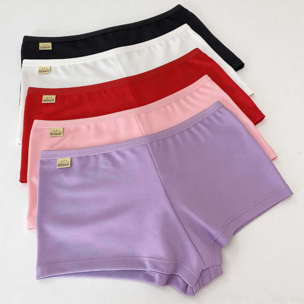Shortinho Cueca Feminina Microfibra Calcinha Boxer Tanga Short Anágua Lingerie Moda Íntima em Oferta na Shopee