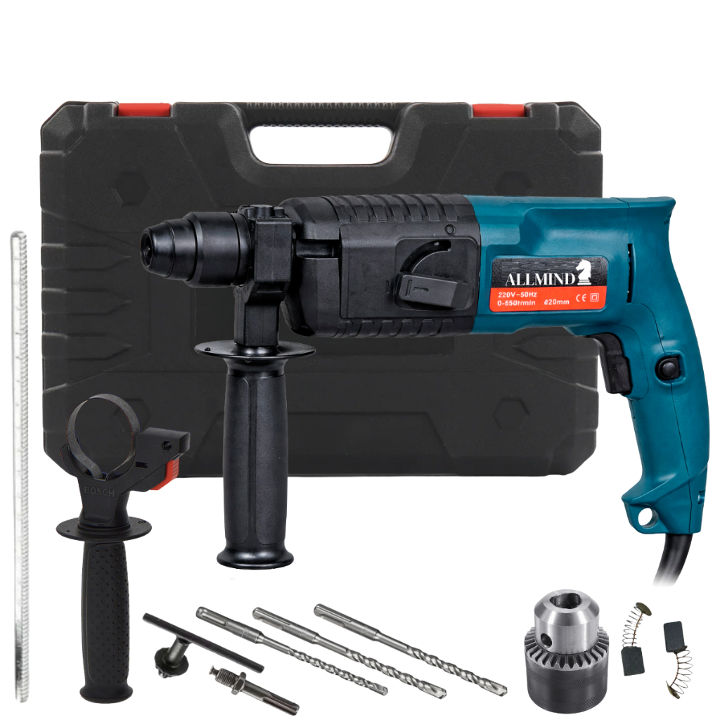 Martelete Furadeira de Impacto Rompedor Perfurador Demolidor 5kg 1200w Profisional