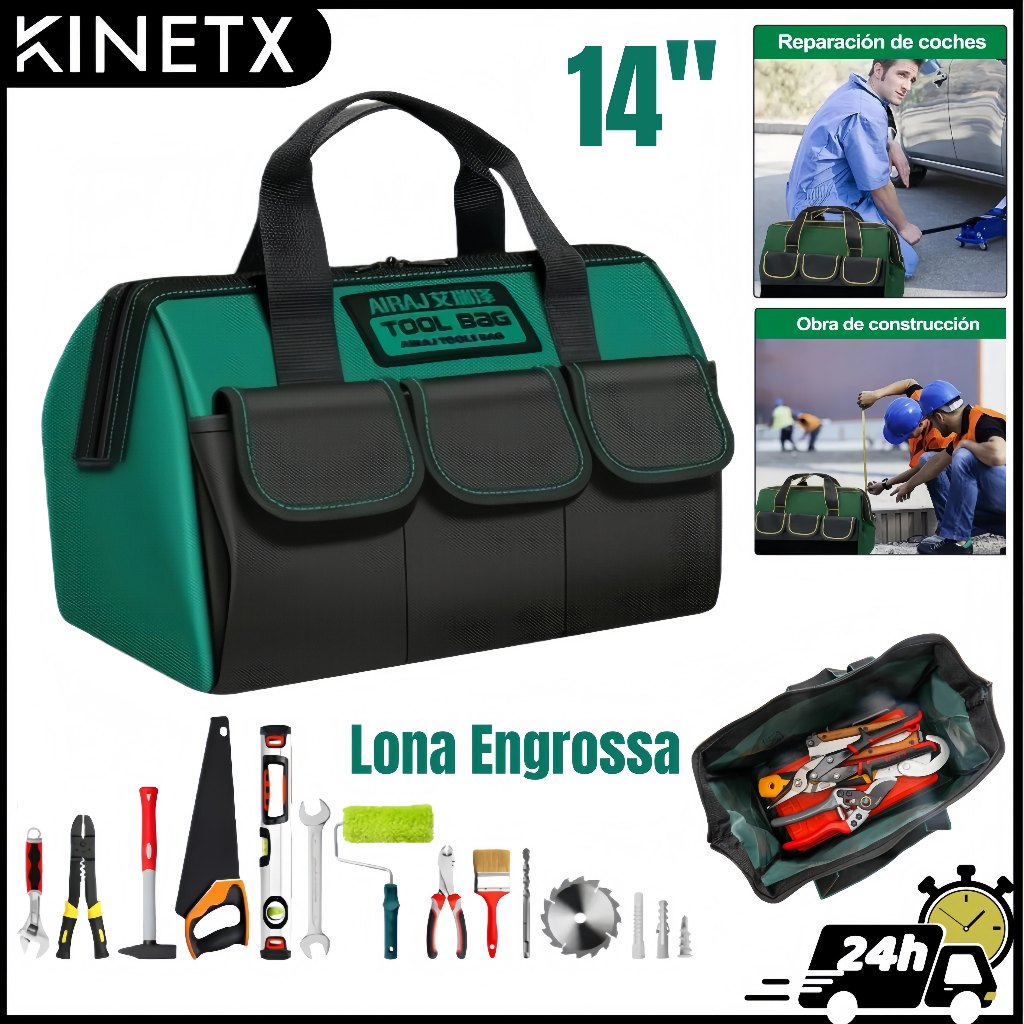 14 Polegadas Profissional Mala de ferramentas Lona Especial Bolsa De Multiuso para Ferramentas Soldador Uso Mala