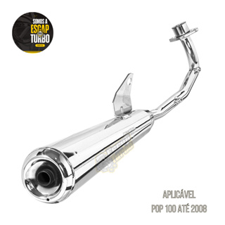 Escapamento Pop 100 2009 em diante Mini Turuna Fortuna em Oferta na Shopee