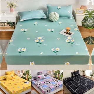 Jogo de Cama Lençol Com Elastico e Fronhas Solteiro Casal Padrão Queen King Size King Siz…