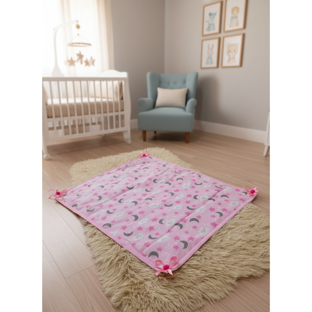 Trocador de Fraldas Impermeàvel para Bebê Potátil  64x60cm.