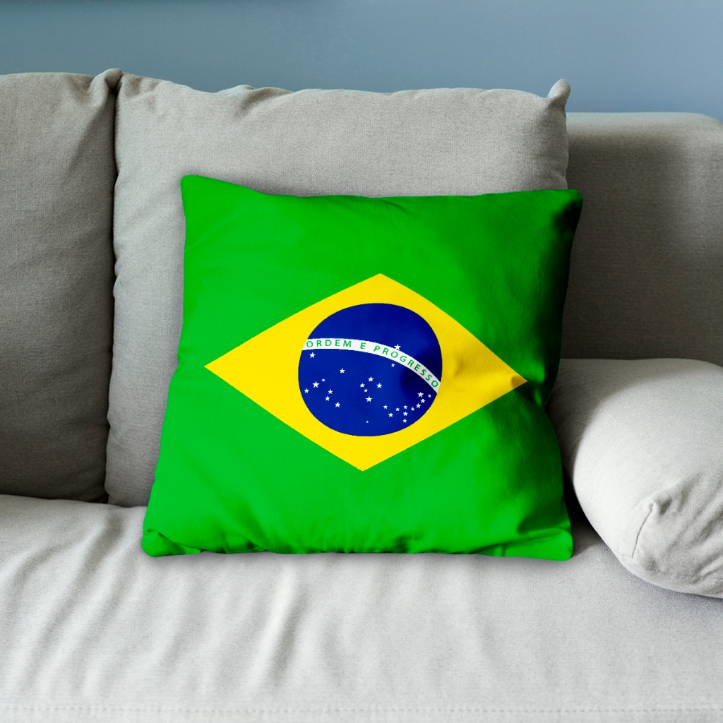 Capa de Almofada Copa do Mundo 2026 Decoração Casa Futebol Países Jogos Times 40x40
