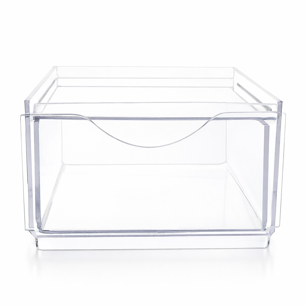 Organizador acrílico gaveteiro empilhável modular 1 gaveta