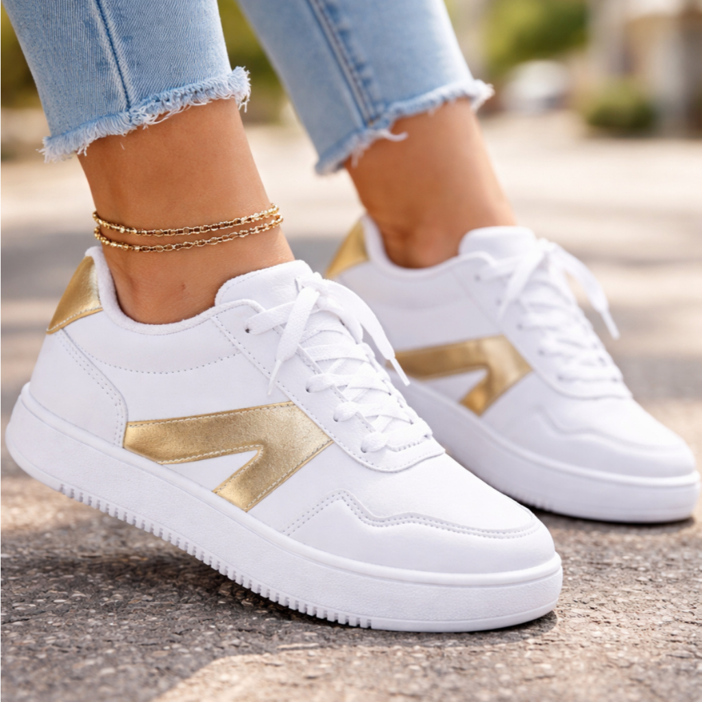 Tênis Casual Urbano Feminino Estiloso Confortável Leve Macio Dia a Dia Promoção Envio Rápido
