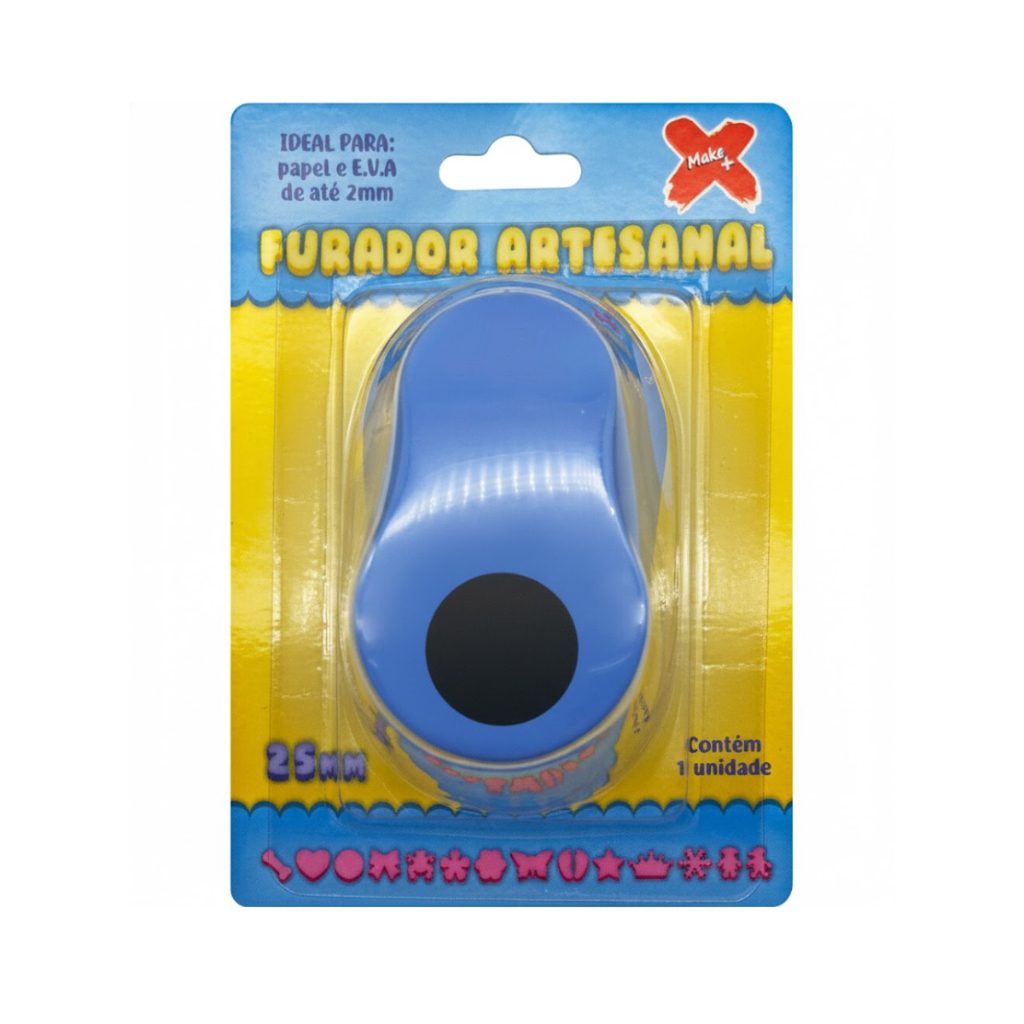 Furador Artístico Círculo 25mm Para Lembrancinha E Decoração