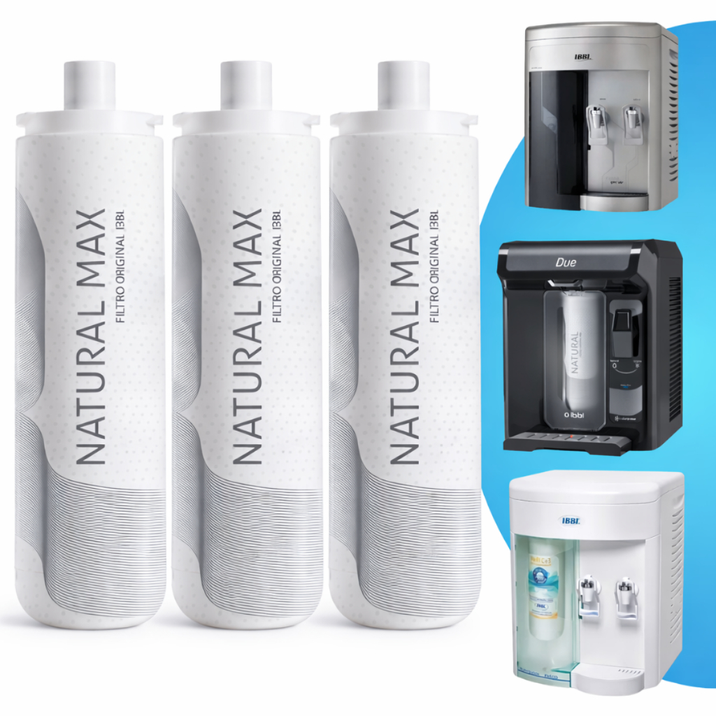 Kit Com 3 Refil C+3 Filtro Para Purificador De Água Ibbl Fr600