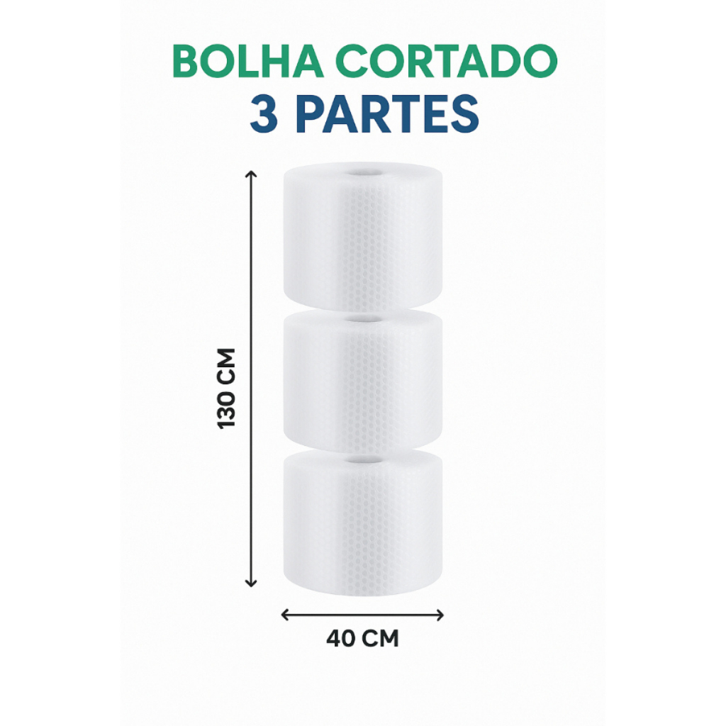 Plástico Bolha 43cm x 100m 3 Cortes E-commerce Mudança em Oferta na Shopee