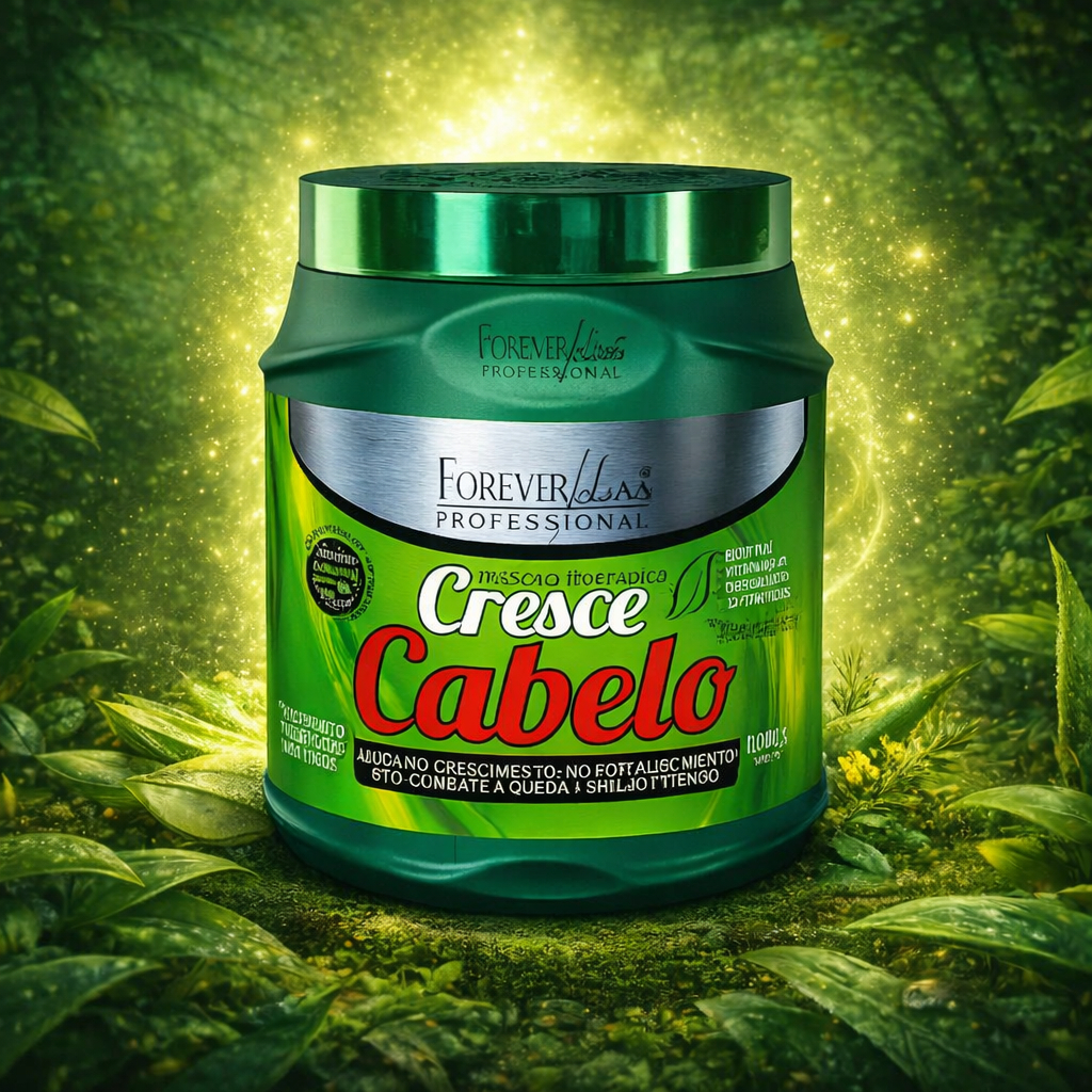 Máscara Cresce Cabelo Forever Liss 1000g Tratamento Crescimento Capilar Hidratação Vitamina