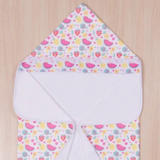 Toalha De Banho Com Capuz Pra Bebê Macia Toalha Estampada