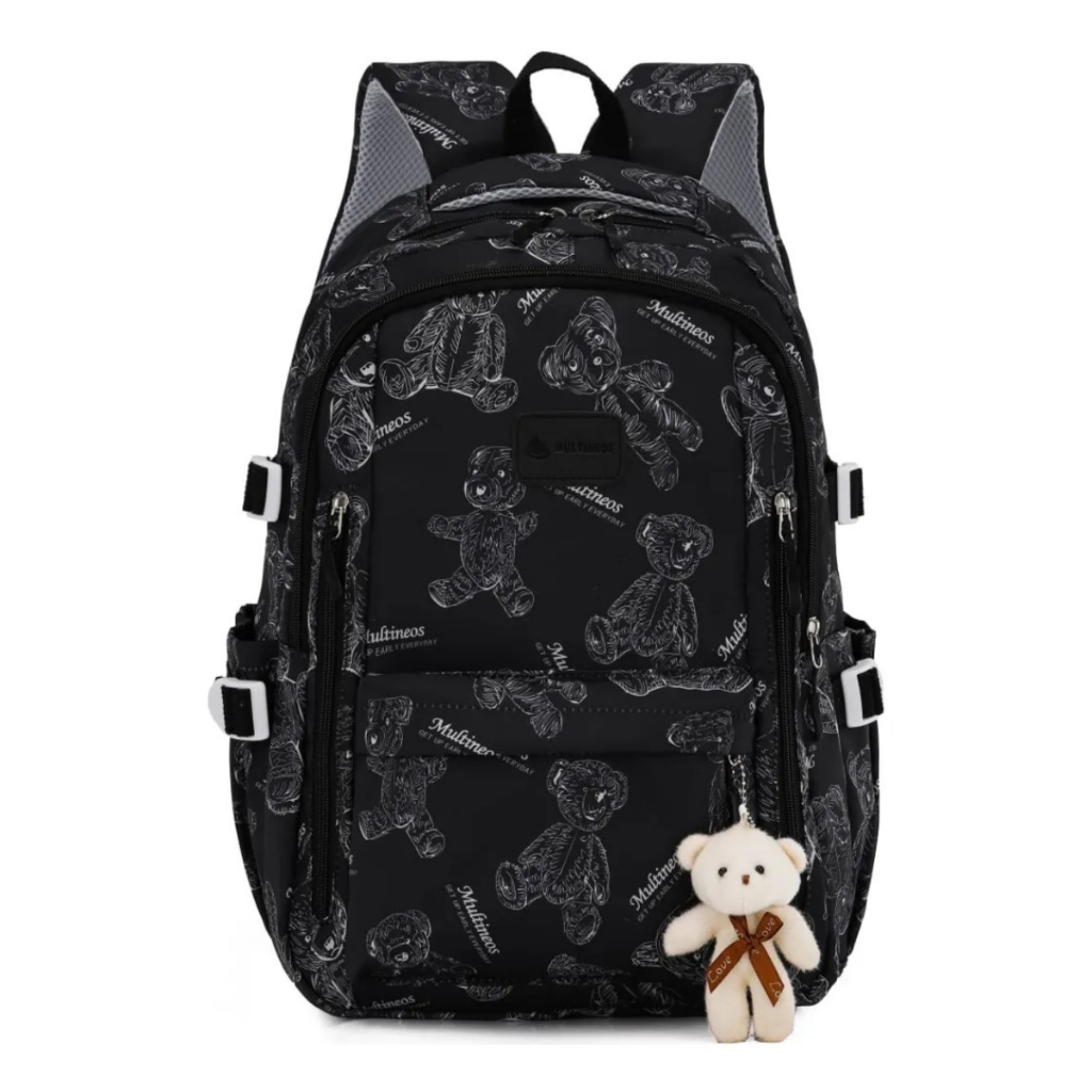 Mochila Feminina Escolar Passeio Grande Capacidade Jovem com Chaveiro em Oferta na Shopee