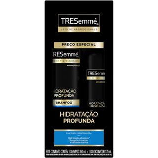 Kit Tresemmé Hidratação Profunda Shampoo 350ml + Condicionador 175ml em Oferta na Shopee
