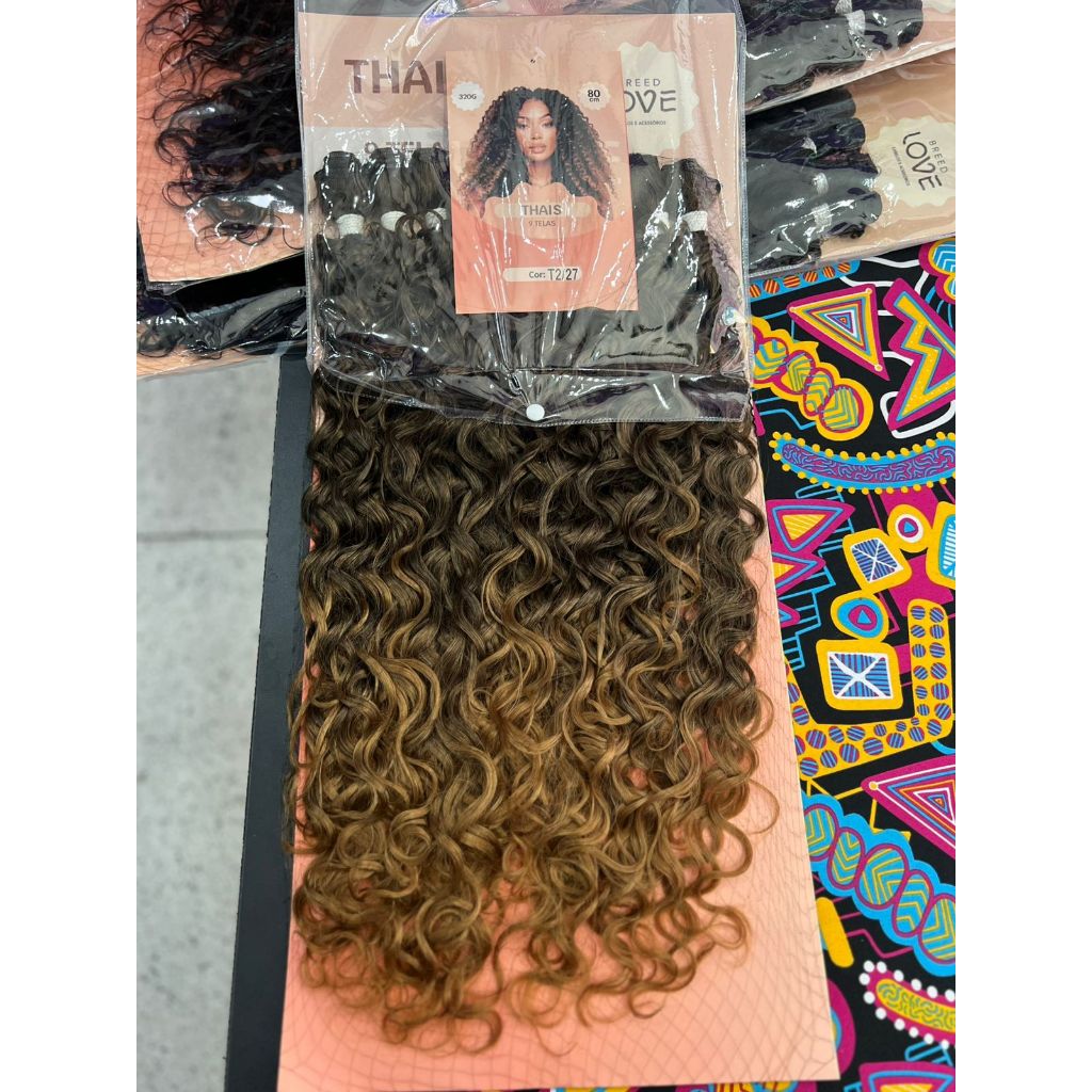 Cabelo Fibra Supreme THAIS  - 100% Fibra de Bio proteina 320g 9TELAS BREED LOVE