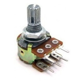 2 PEÇAS POTENCIÔMETRO DUPLO LINEAR 100K 100KB L15 E OUTRAS QUANTIDADES OFERTA IMPERDÍVEL