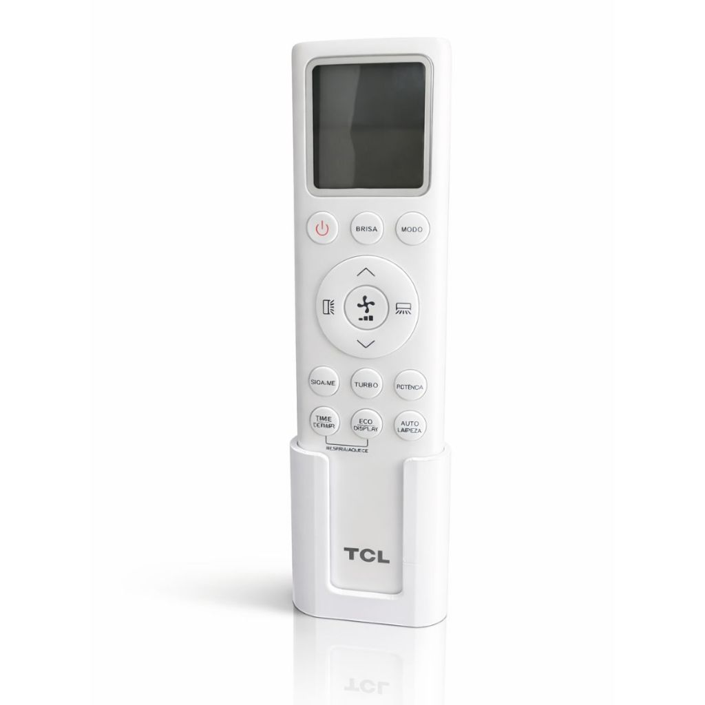 Porta Controle Remoto Ar Condicionado TCL GYKQ-86E+ Suporte de Parede Fita Dupla Face 3D Branco