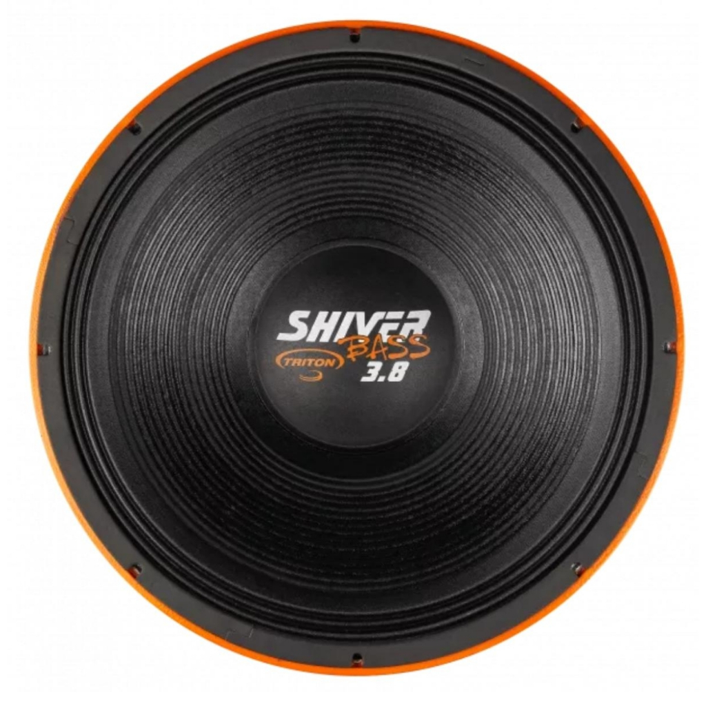Woofer Triton Shiver Bass 18 Polegadas 1900W RMS Laranja 4 Ohms