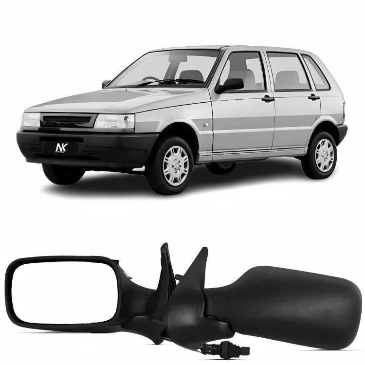 Par/UN Retrovisor Uno Fire Flex 2001 2002 2003 2004 4p Controle em Oferta na Shopee