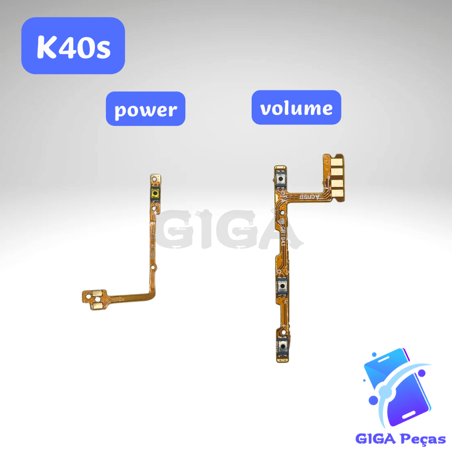 Flex Botão Power e Volume compativel LG K40S Reposição