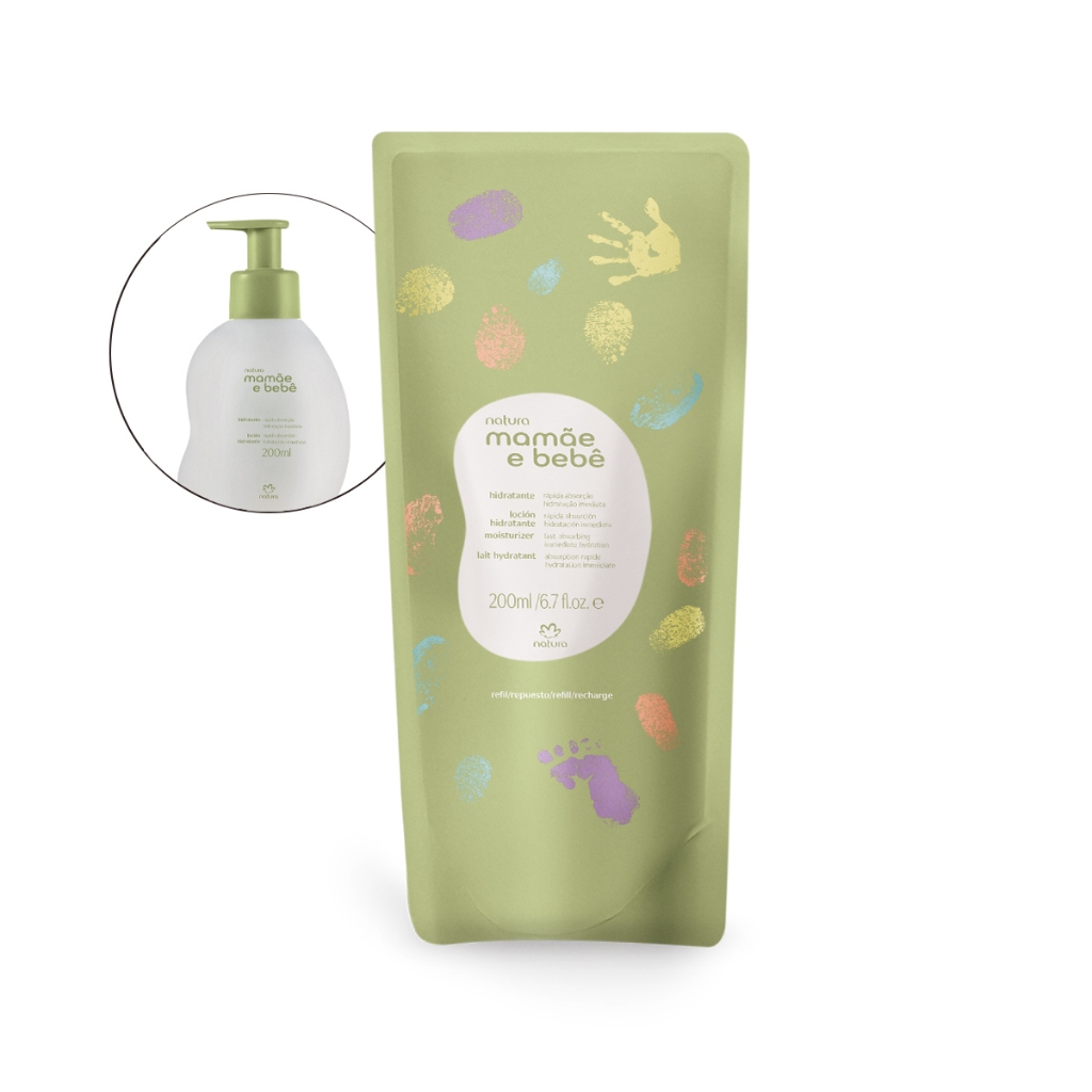 Natura Hidratante REFIL Mamãe e Bebê Tradicional 200ml