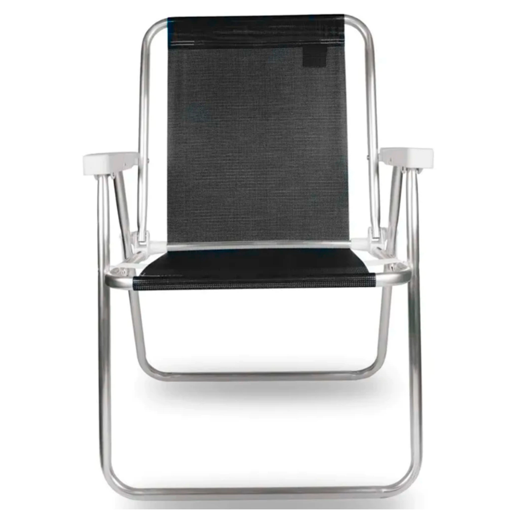 Cadeira Alta Para Praia Camping Feita Em Alumínio Resistente Leve Fácil De Transportar 72cm em Oferta na Shopee