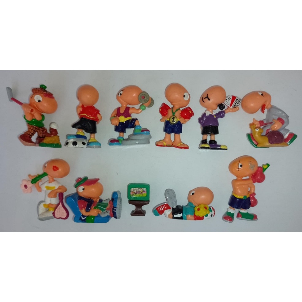 Kinder ovo - Bill Body ano 1993 Lote com 10 ( falta 1 acessório no ultimo boneco)