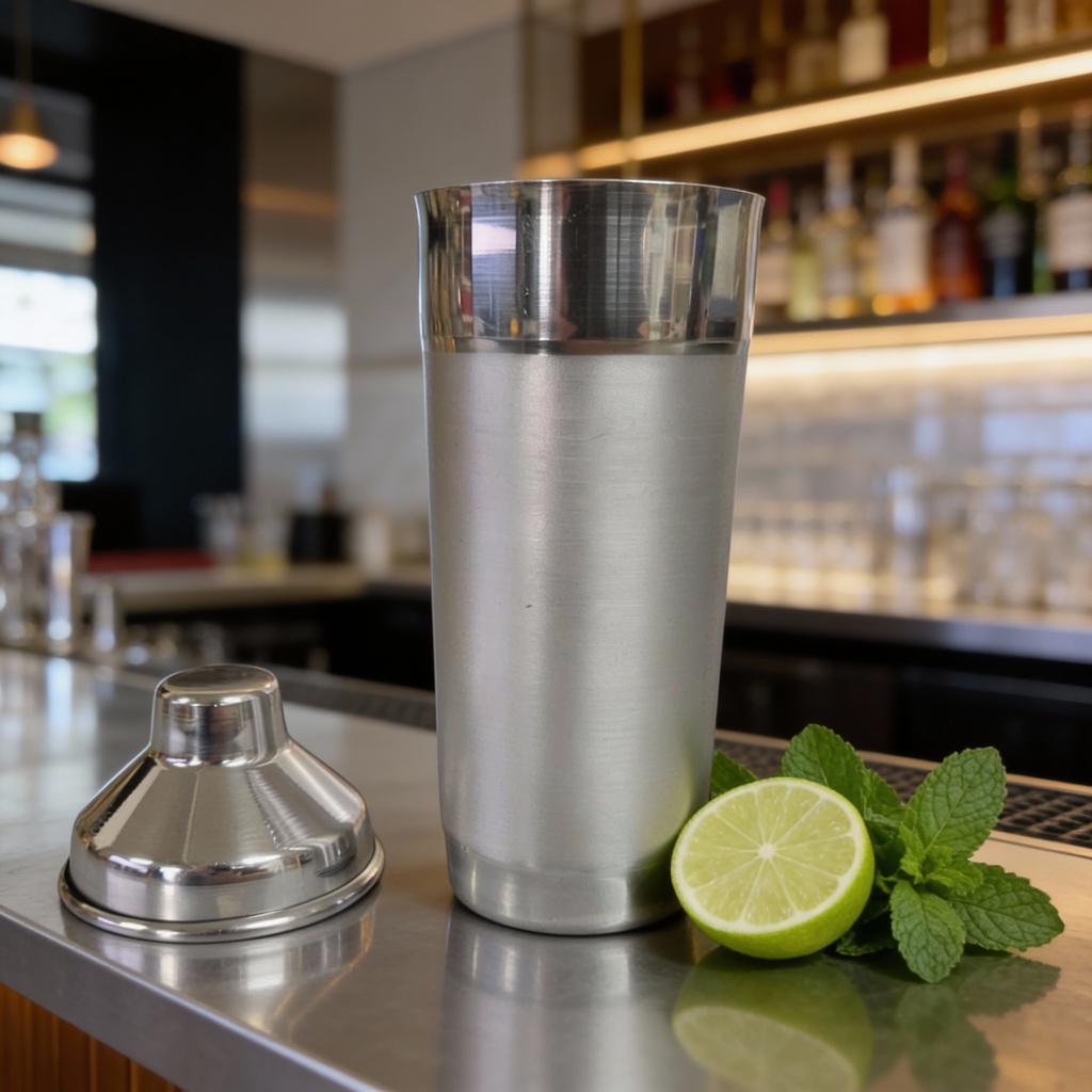 Coqueteleira em Alumínio com Tampa 500ml em Oferta na Shopee